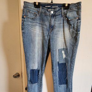 12P old navy mid-rise Rockstar jeans